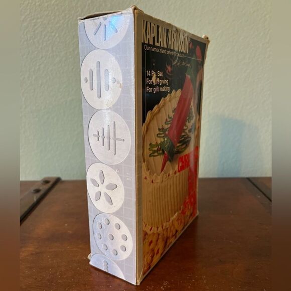 Vintage 1985 Kaplan Aronson 14pc cookie press complete set w/box & instructions - Picture 3 of 8